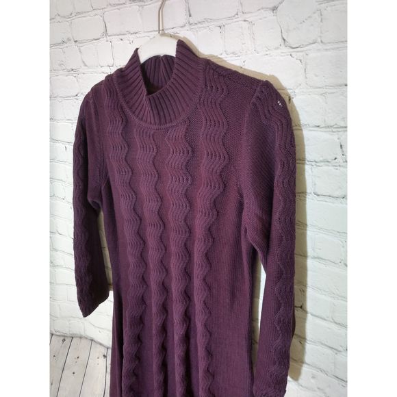 Studio 1 Sweater Dress, Maroon, PMD - Picture 2 of 6